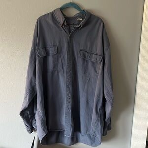 Vintage Eddie Bauer Ruston Trill 100% Cotton Button Down Shirt